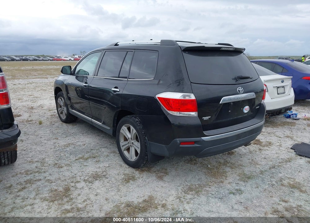 2012 TOYOTA HIGHLANDER LIMITED V6 VIN: 5TDDK3EHXCS167009