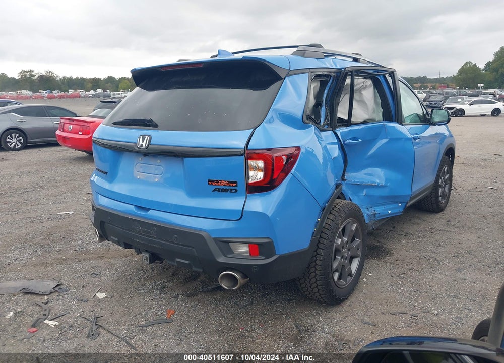 2024 HONDA PASSPORT AWD TRAILSPORT VIN: 5FNYF8H62RB007488