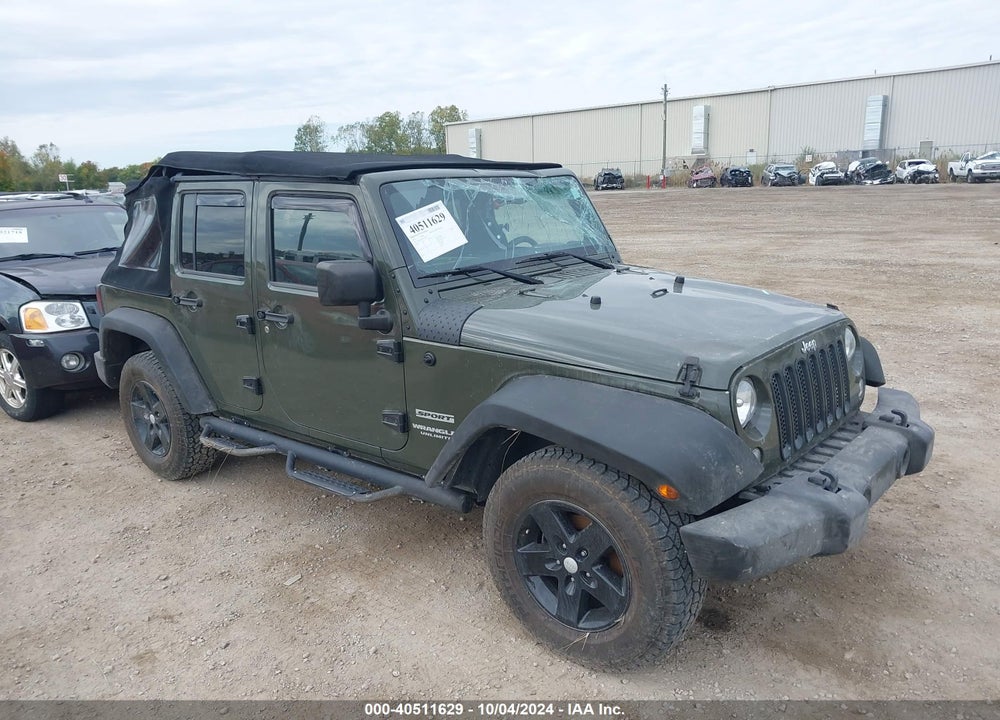 2015 JEEP WRANGLER UNLIMITED SPORT VIN: 1C4BJWDGXFL658593