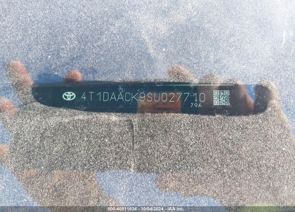 2025 TOYOTA CAMRY VIN: 4T1DAACK9SU027710