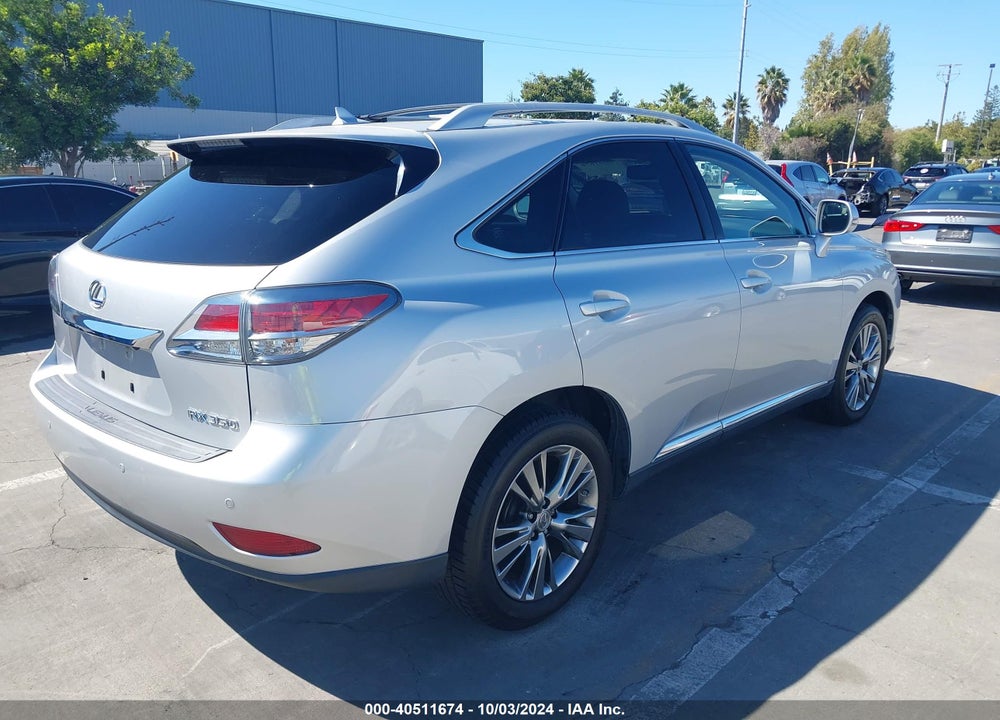 2013 LEXUS RX 350 VIN: JTJBK1BA6D2027077