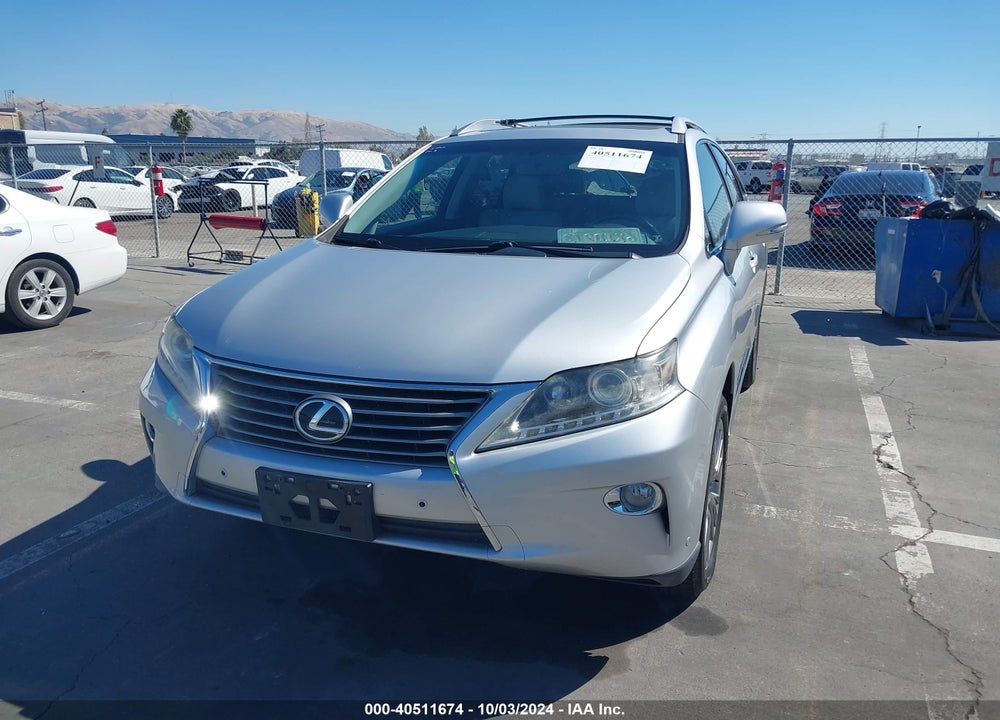 2013 LEXUS RX 350 VIN: JTJBK1BA6D2027077