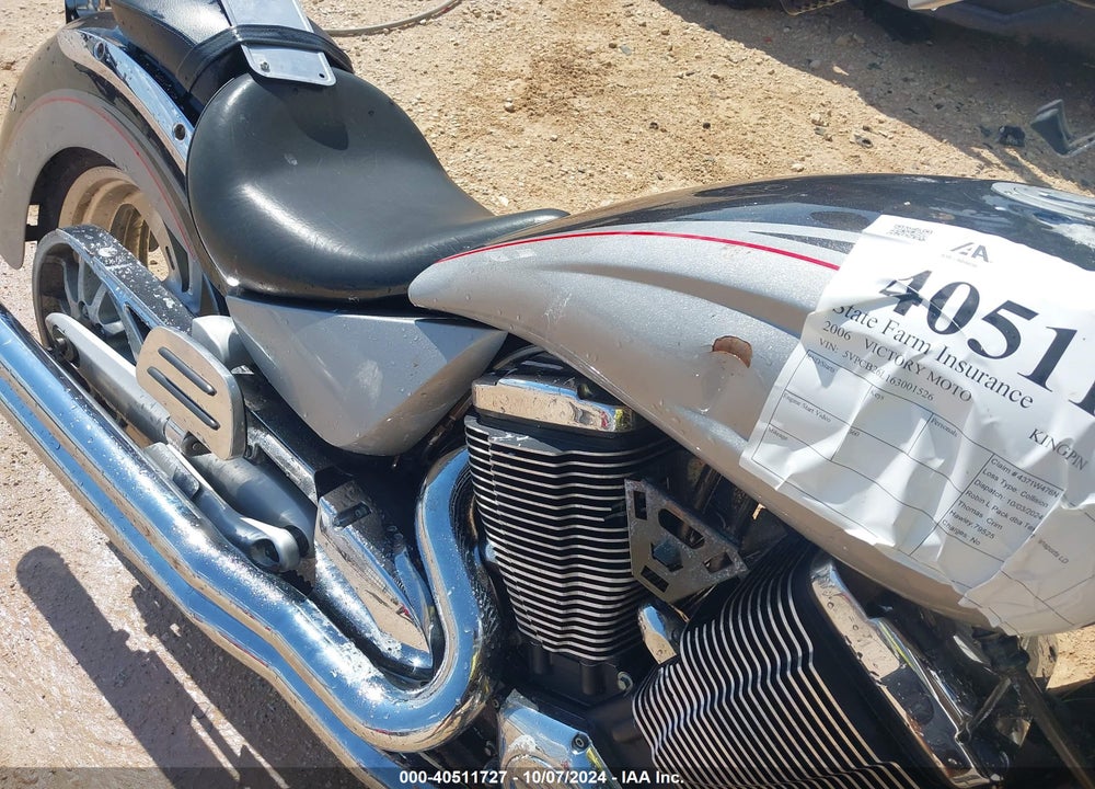 2006 VICTORY MOTORCYCLES KINGPIN CALIFORNIA VIN: 5VPCB26L163001526