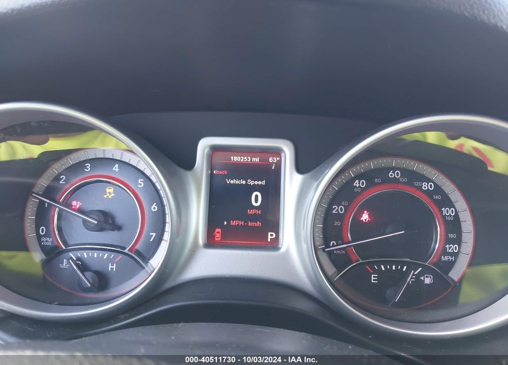 2012 DODGE JOURNEY VIN: 3C4PDDBG6CT396768