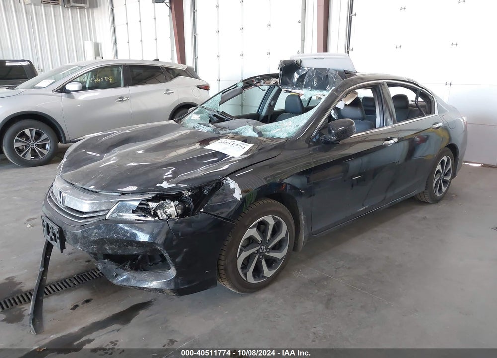 2017 HONDA ACCORD EX-L V6 VIN: 1HGCR3F8XHA041468