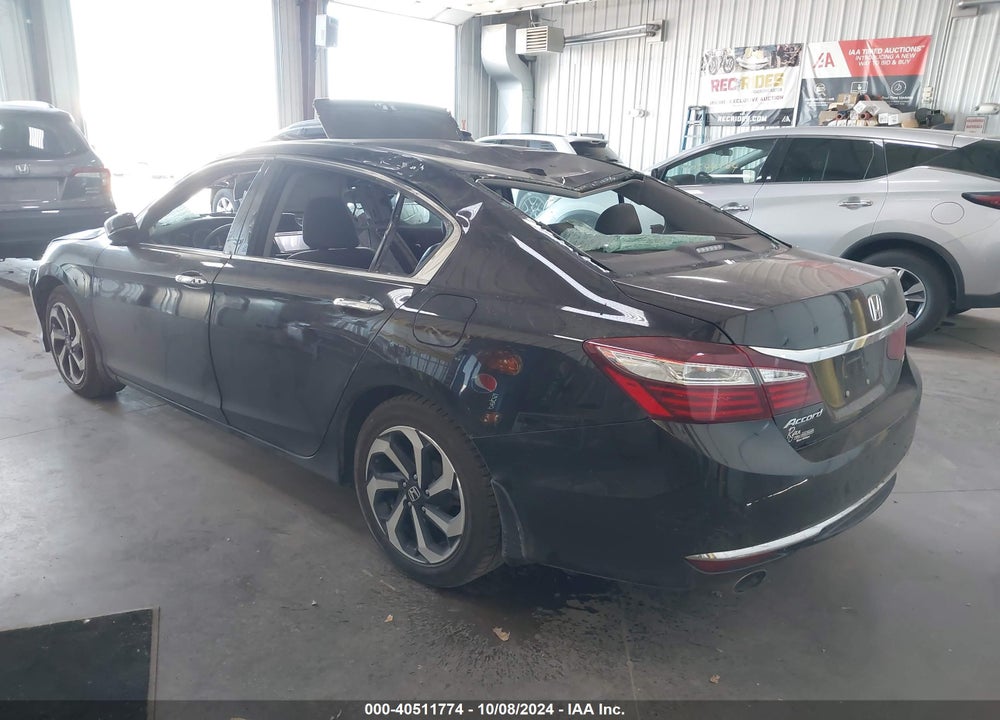 2017 HONDA ACCORD EX-L V6 VIN: 1HGCR3F8XHA041468