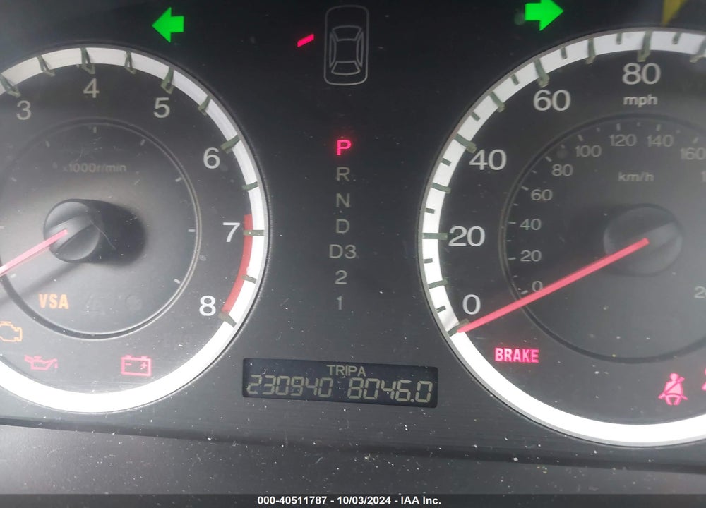 2009 HONDA ACCORD 2.4 LX-P VIN: 1HGCP26429A073376