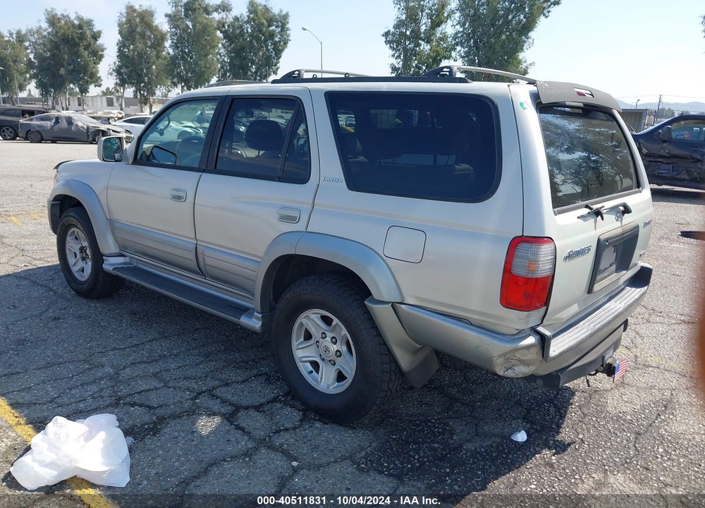 1999 TOYOTA 4RUNNER LIMITED V6 VIN: JT3GN87R7X0107841