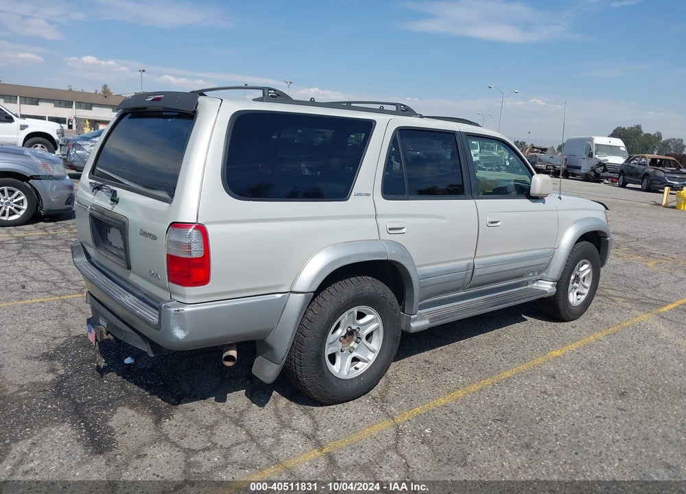 1999 TOYOTA 4RUNNER LIMITED V6 VIN: JT3GN87R7X0107841