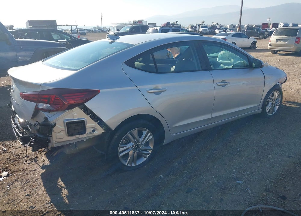 2019 HYUNDAI ELANTRA SEL VIN: 5NPD84LF5KH408078