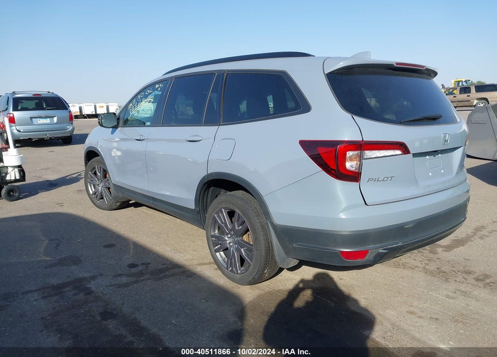 2022 HONDA PILOT AWD SPORT VIN: 5FNYF6H34NB041338
