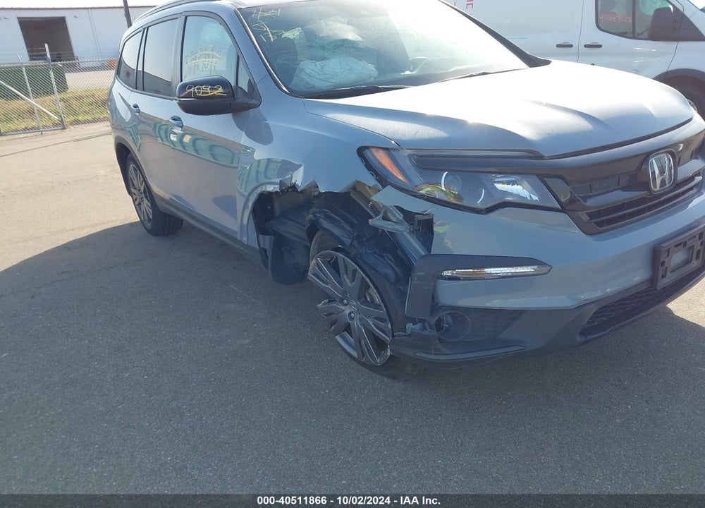 2022 HONDA PILOT AWD SPORT VIN: 5FNYF6H34NB041338
