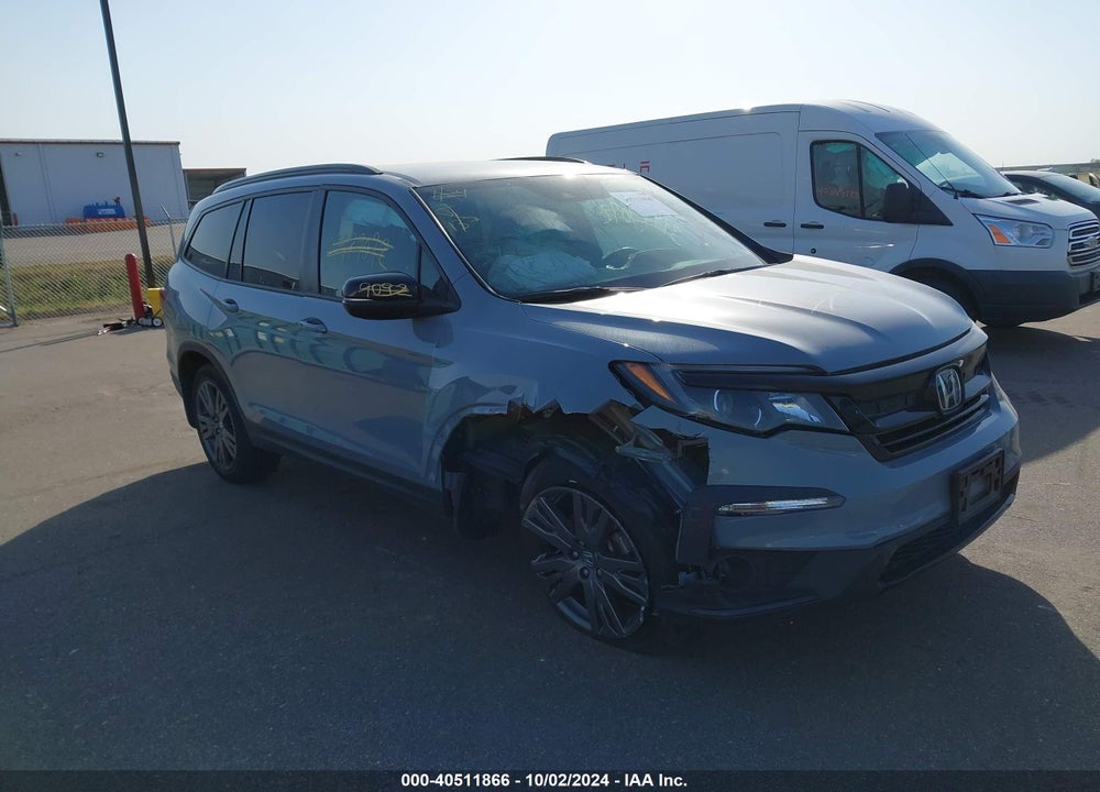 2022 HONDA PILOT AWD SPORT VIN: 5FNYF6H34NB041338