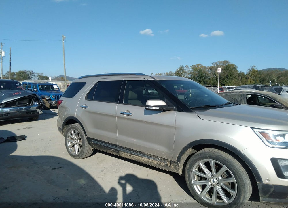 2017 FORD EXPLORER LIMITED VIN: 1FM5K8FH9HGD77744