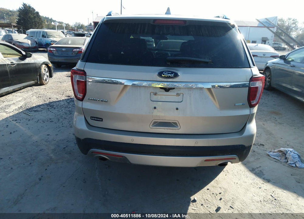 2017 FORD EXPLORER LIMITED VIN: 1FM5K8FH9HGD77744