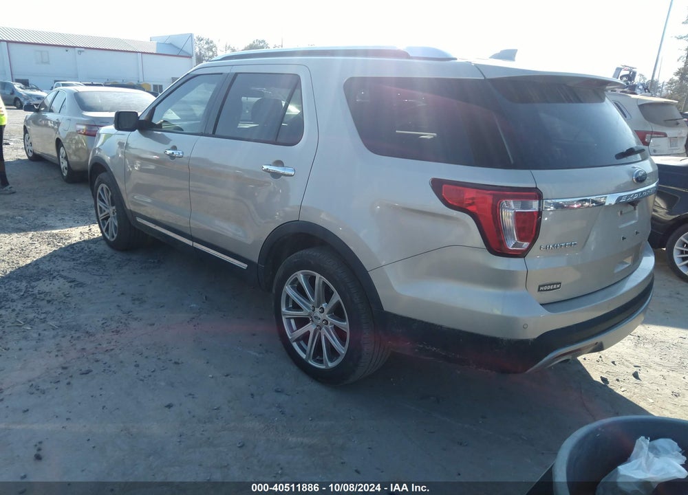 2017 FORD EXPLORER LIMITED VIN: 1FM5K8FH9HGD77744