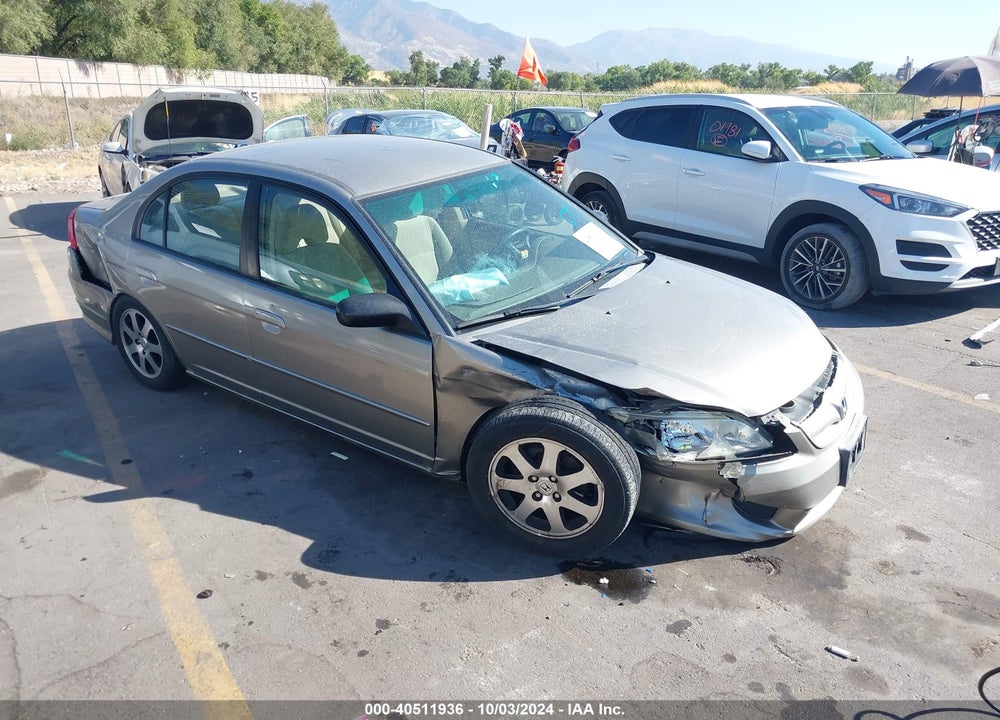 2005 HONDA CIVIC LX VIN: 1HGES16515L013954