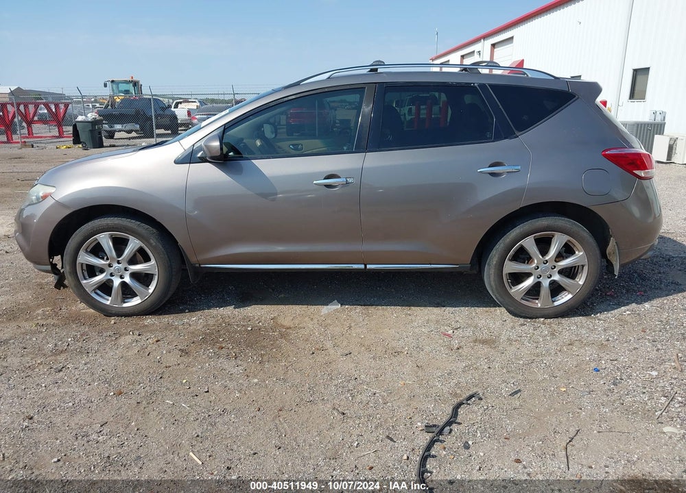2012 NISSAN MURANO LE VIN: JN8AZ1MU3CW106204