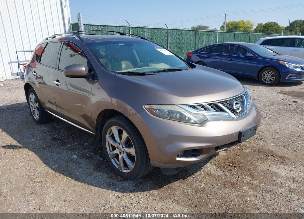 2012 NISSAN MURANO LE VIN: JN8AZ1MU3CW106204