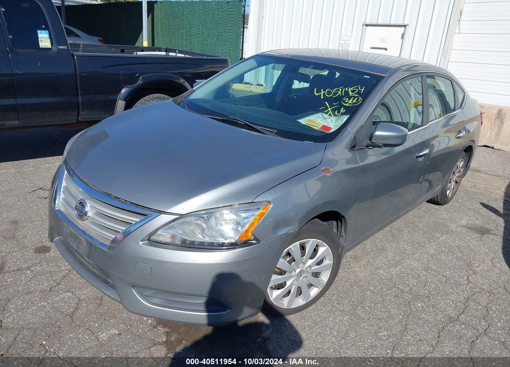 2013 NISSAN SENTRA S VIN: 3N1AB7AP4DL620686