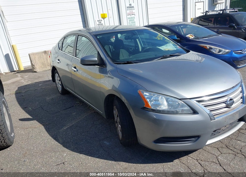 2013 NISSAN SENTRA S VIN: 3N1AB7AP4DL620686