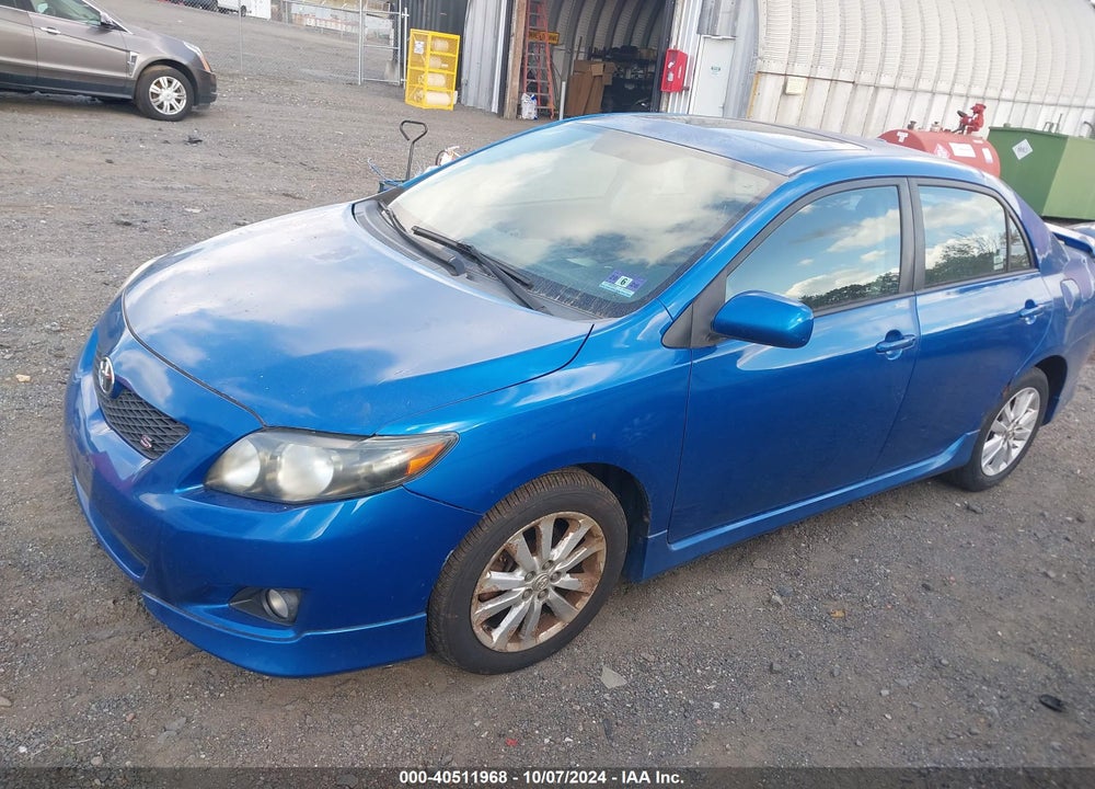 2009 TOYOTA COROLLA S VIN: 2T1BU40E19C060405
