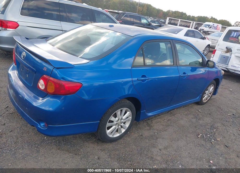 2009 TOYOTA COROLLA S VIN: 2T1BU40E19C060405