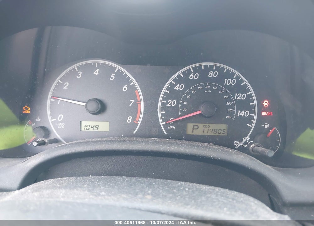 2009 TOYOTA COROLLA S VIN: 2T1BU40E19C060405