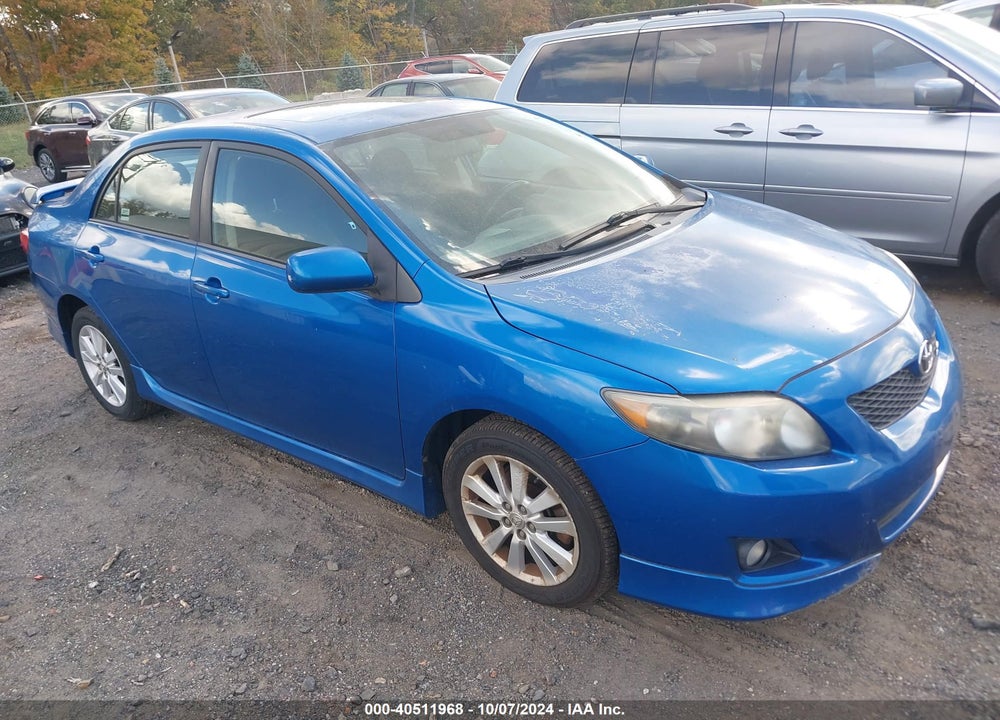 2009 TOYOTA COROLLA S VIN: 2T1BU40E19C060405