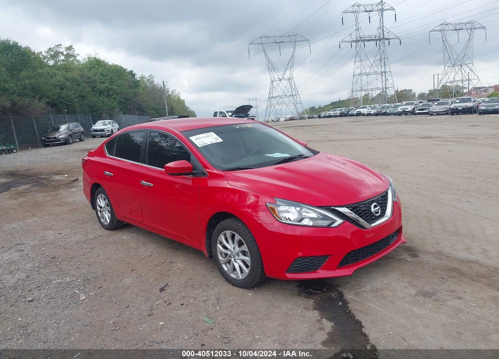 2018 NISSAN SENTRA SV VIN: 3N1AB7AP0JL617134