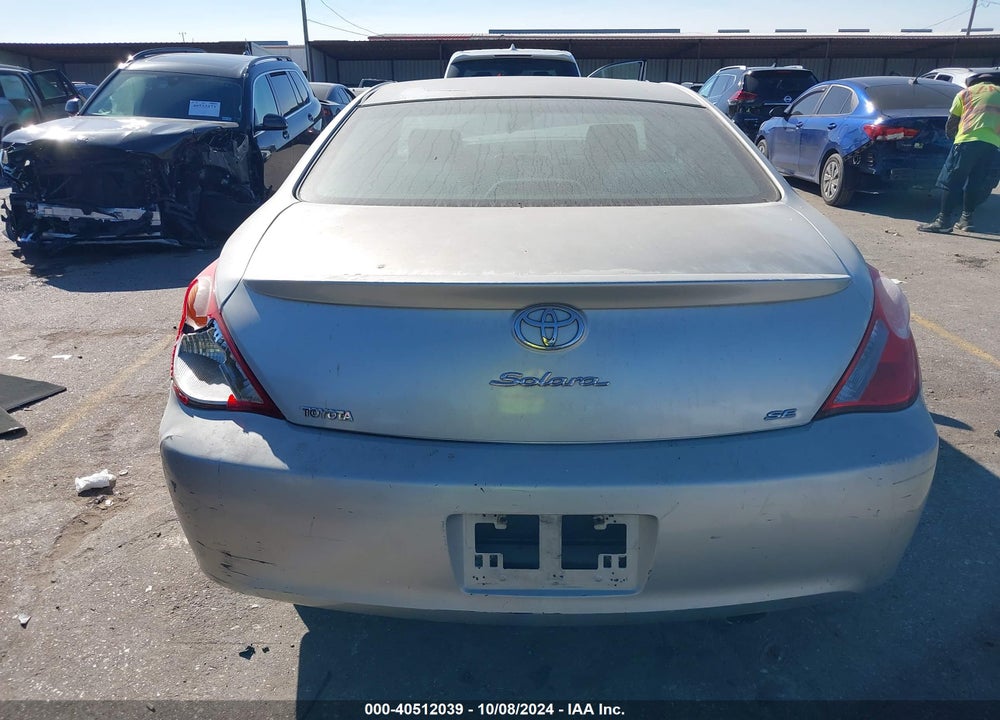 2005 TOYOTA CAMRY SOLARA SE VIN: 4T1CE38P75U983854
