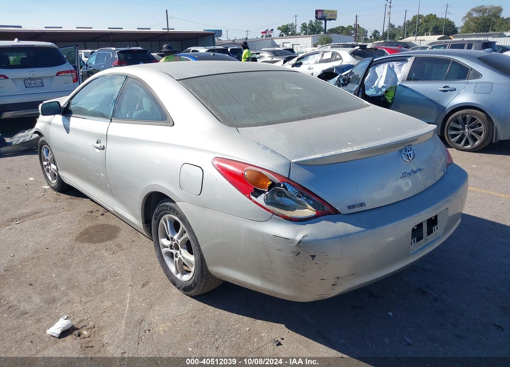 2005 TOYOTA CAMRY SOLARA SE VIN: 4T1CE38P75U983854