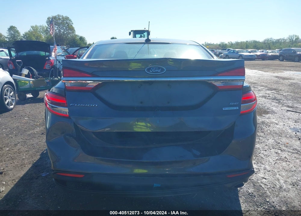 2018 FORD FUSION SE VIN: 3FA6P0HD6JR256132