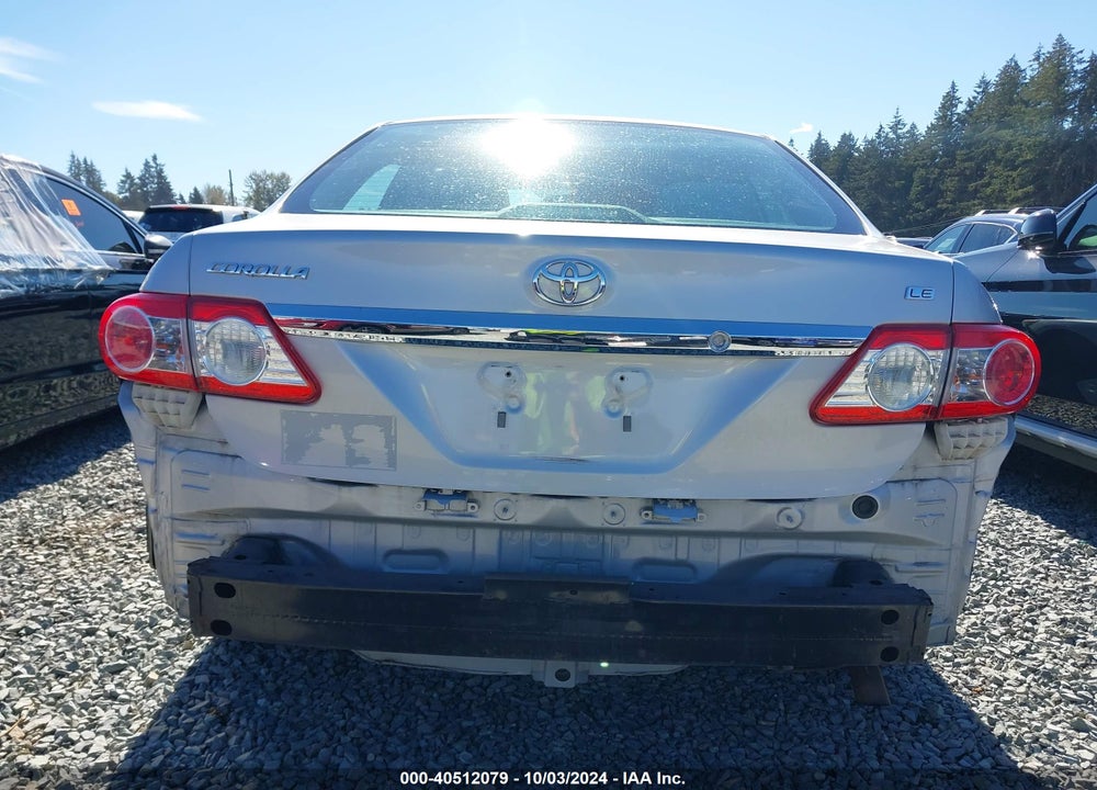 2011 TOYOTA COROLLA LE VIN: 2T1BU4EE9BC583993