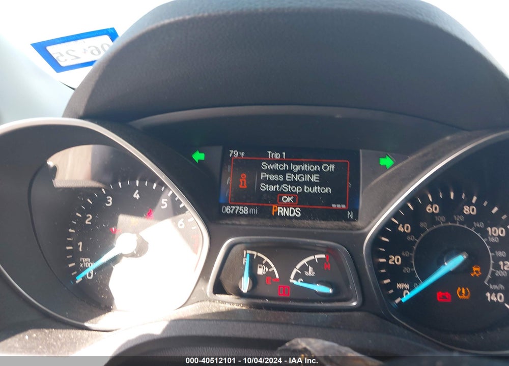 2017 FORD ESCAPE TITANIUM VIN: 1FMCU0JD5HUD84487