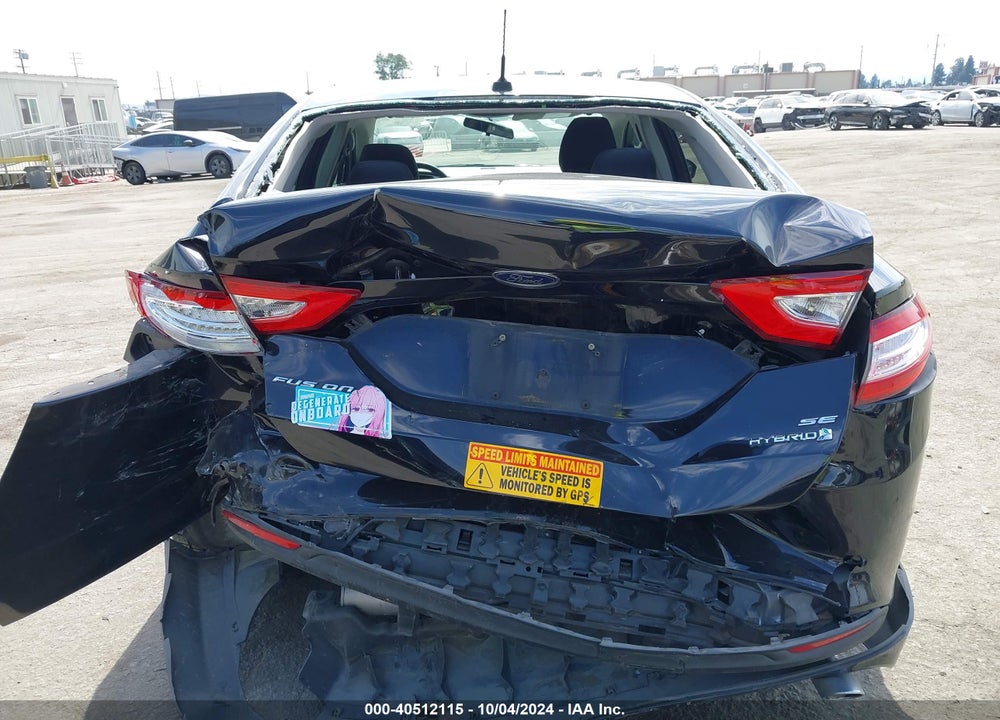 2016 FORD FUSION HYBRID SE VIN: 3FA6P0LU0GR385533