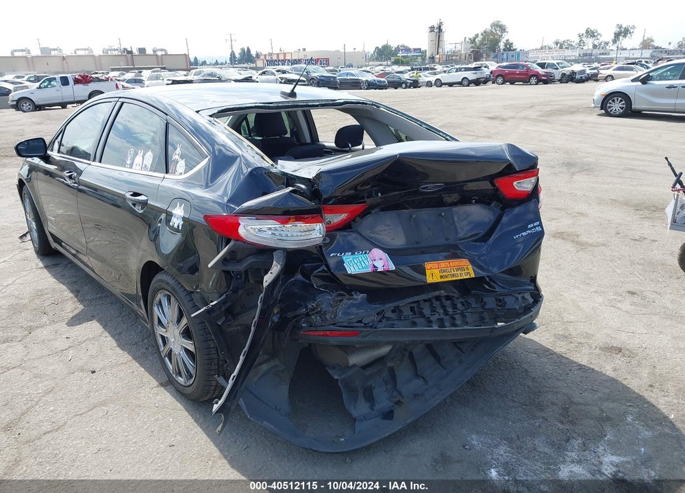 2016 FORD FUSION HYBRID SE VIN: 3FA6P0LU0GR385533