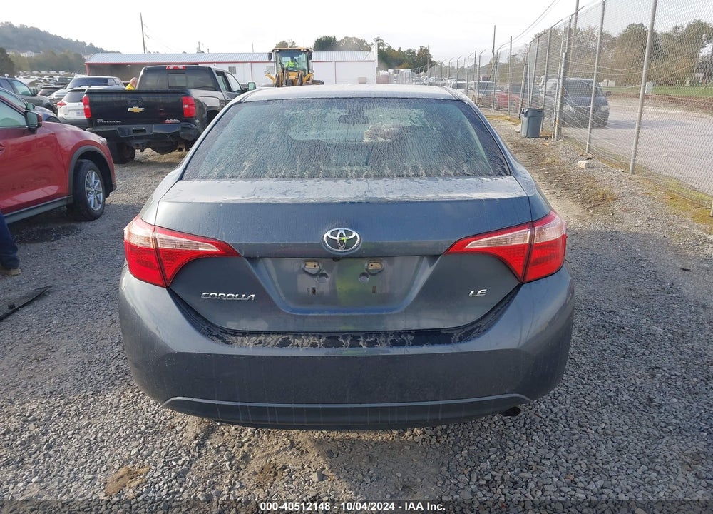 2018 TOYOTA COROLLA LE VIN: 5YFBURHE5JP797905
