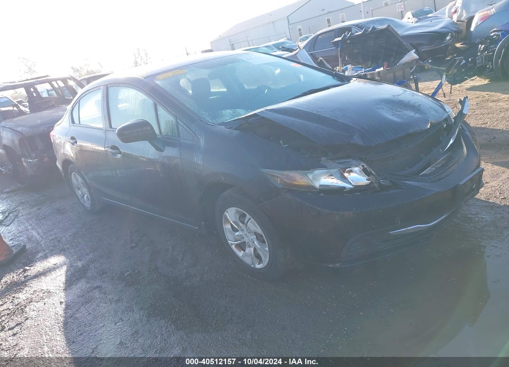 2014 HONDA CIVIC LX VIN: 19XFB2F51EE044445