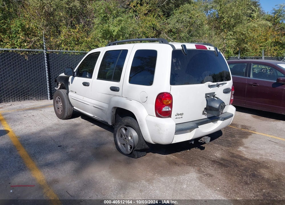 2002 JEEP LIBERTY LIMITED EDITION VIN: 1J8GL58K12W280562