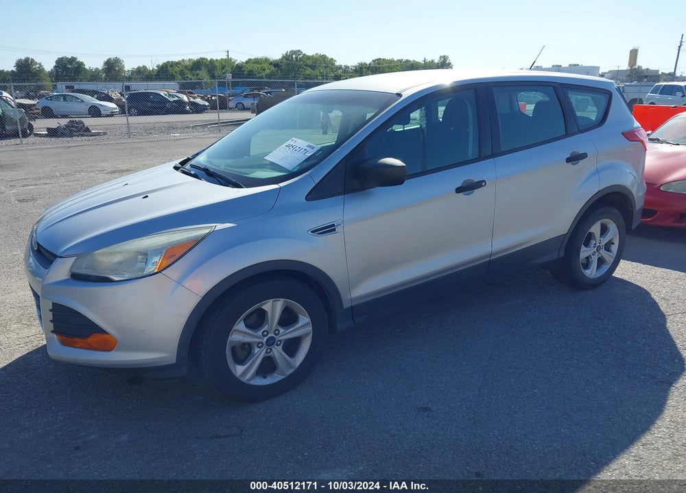 2014 FORD ESCAPE S VIN: 1FMCU0F75EUE39860