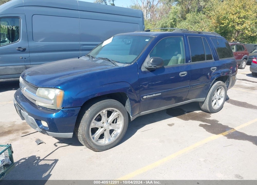 2003 CHEVROLET TRAILBLAZER LT VIN: 1GNDS13S132389150