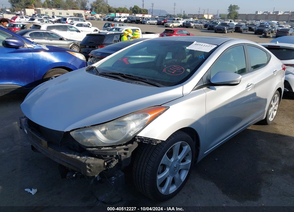 2013 HYUNDAI ELANTRA LIMITED VIN: 5NPDH4AE2DH271971