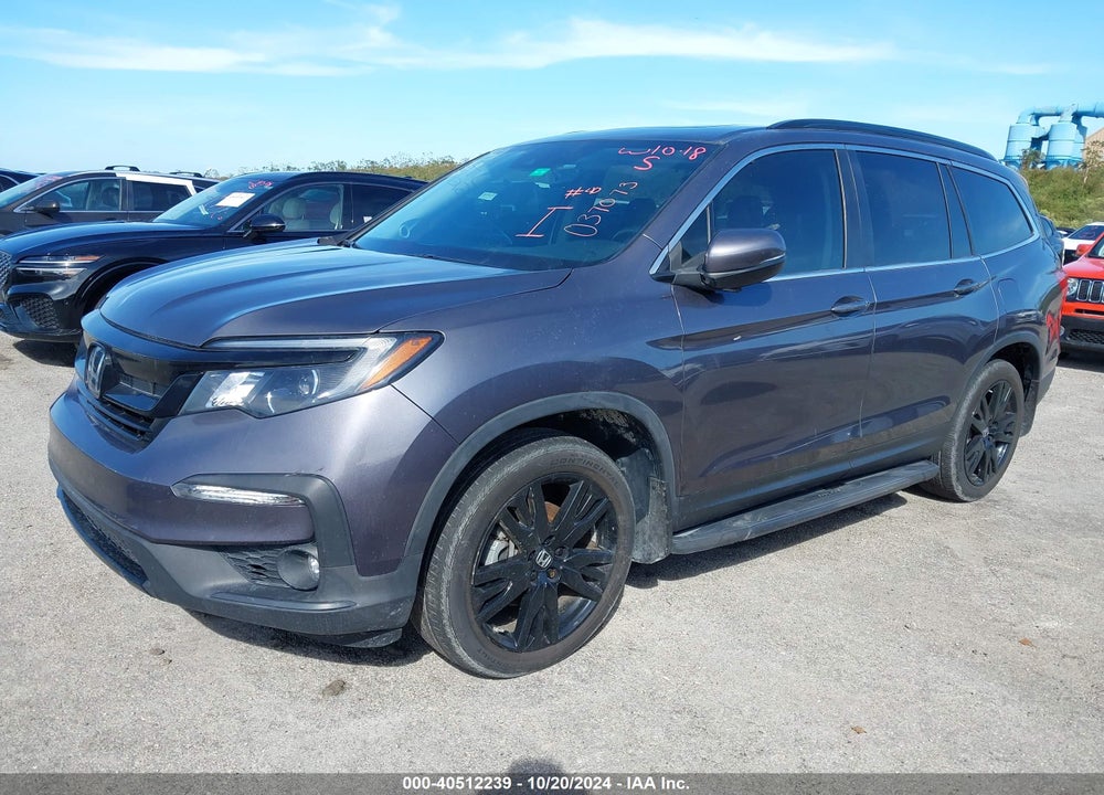 2021 HONDA PILOT 2WD SPECIAL EDITION VIN: 5FNYF5H27MB037073