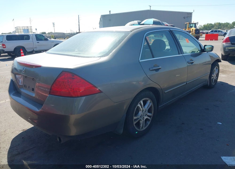 2007 HONDA ACCORD 2.4 EX VIN: 1HGCM56747A100109
