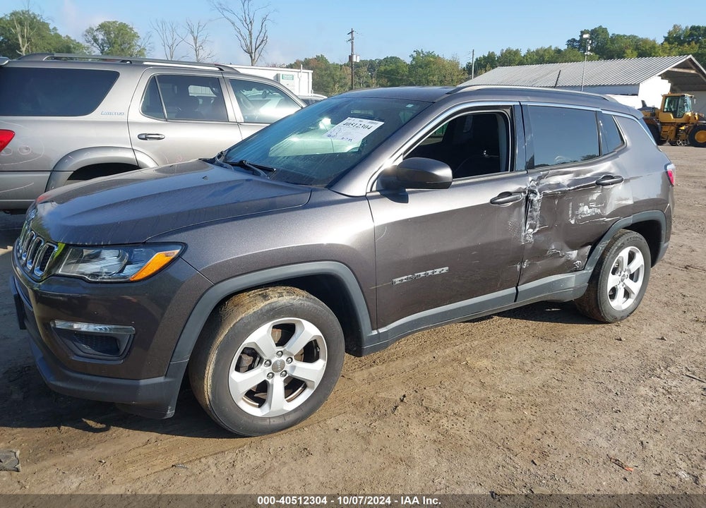 2018 JEEP COMPASS LATITUDE FWD VIN: 3C4NJCBB2JT122964