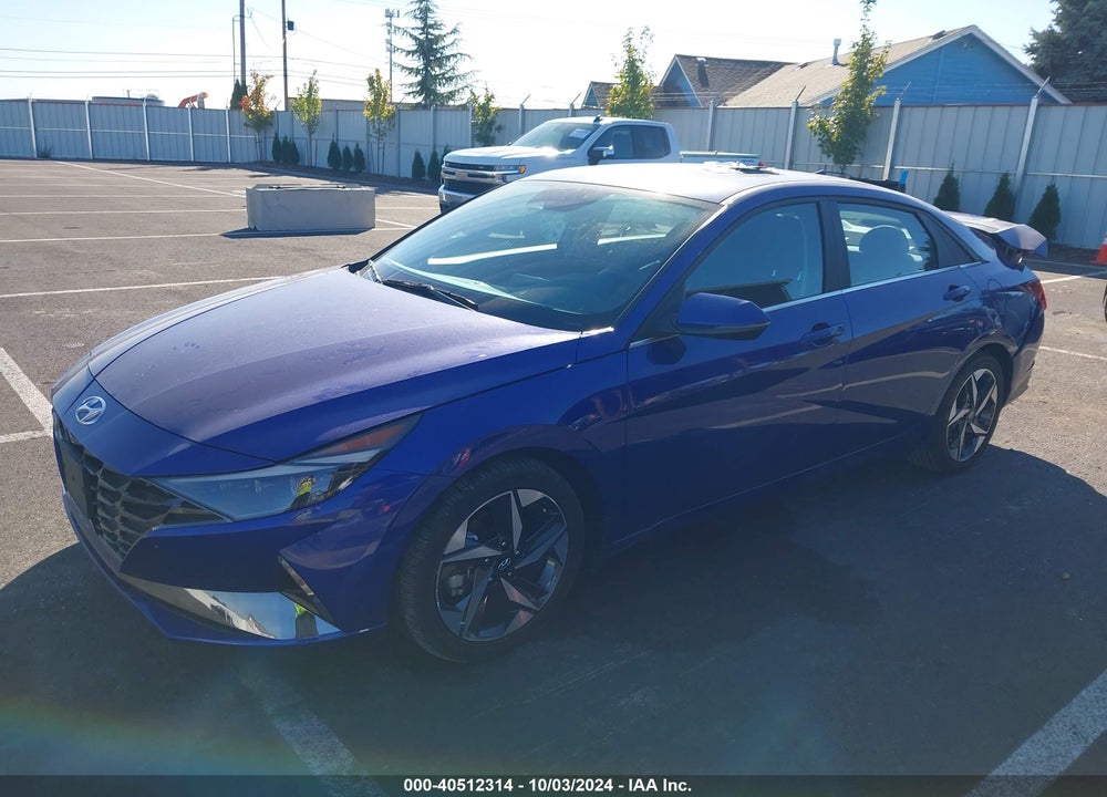 2023 HYUNDAI ELANTRA HYBRID LIMITED VIN: KMHLN4AJ9PU057891
