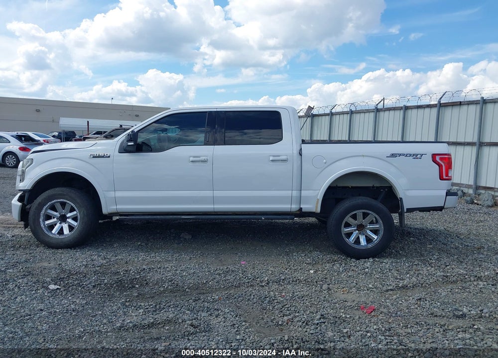 2017 FORD F-150 XLT VIN: 1FTEW1EF4HFB38771