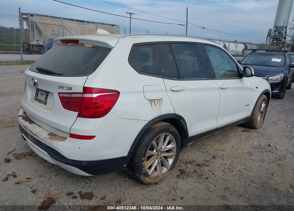 2016 BMW X3 XDRIVE28I VIN: 5UXWX9C58G0D75275