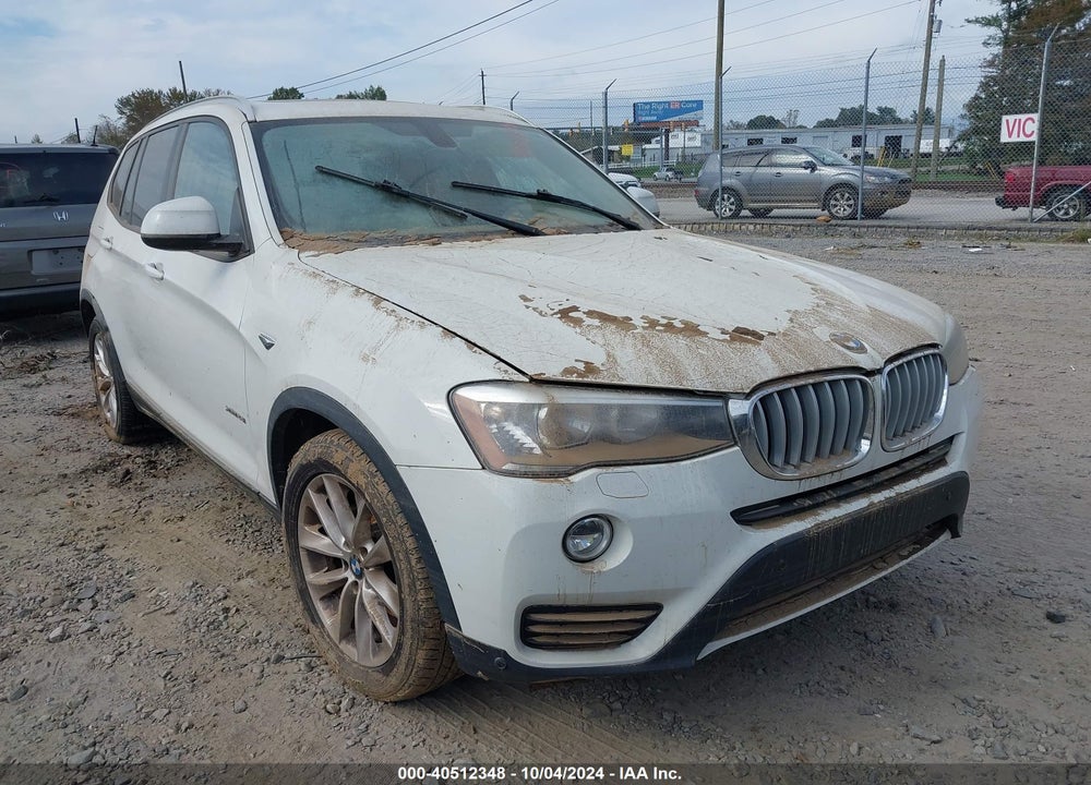 2016 BMW X3 XDRIVE28I VIN: 5UXWX9C58G0D75275